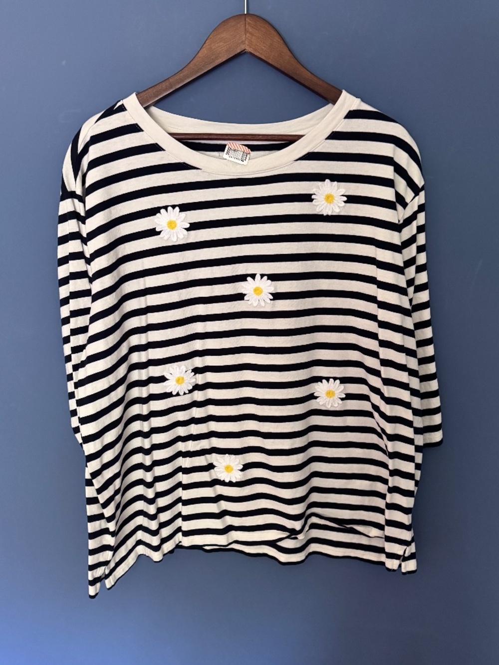 Talbots long sleeve Daisy embroidered long sleeve top Size 3X